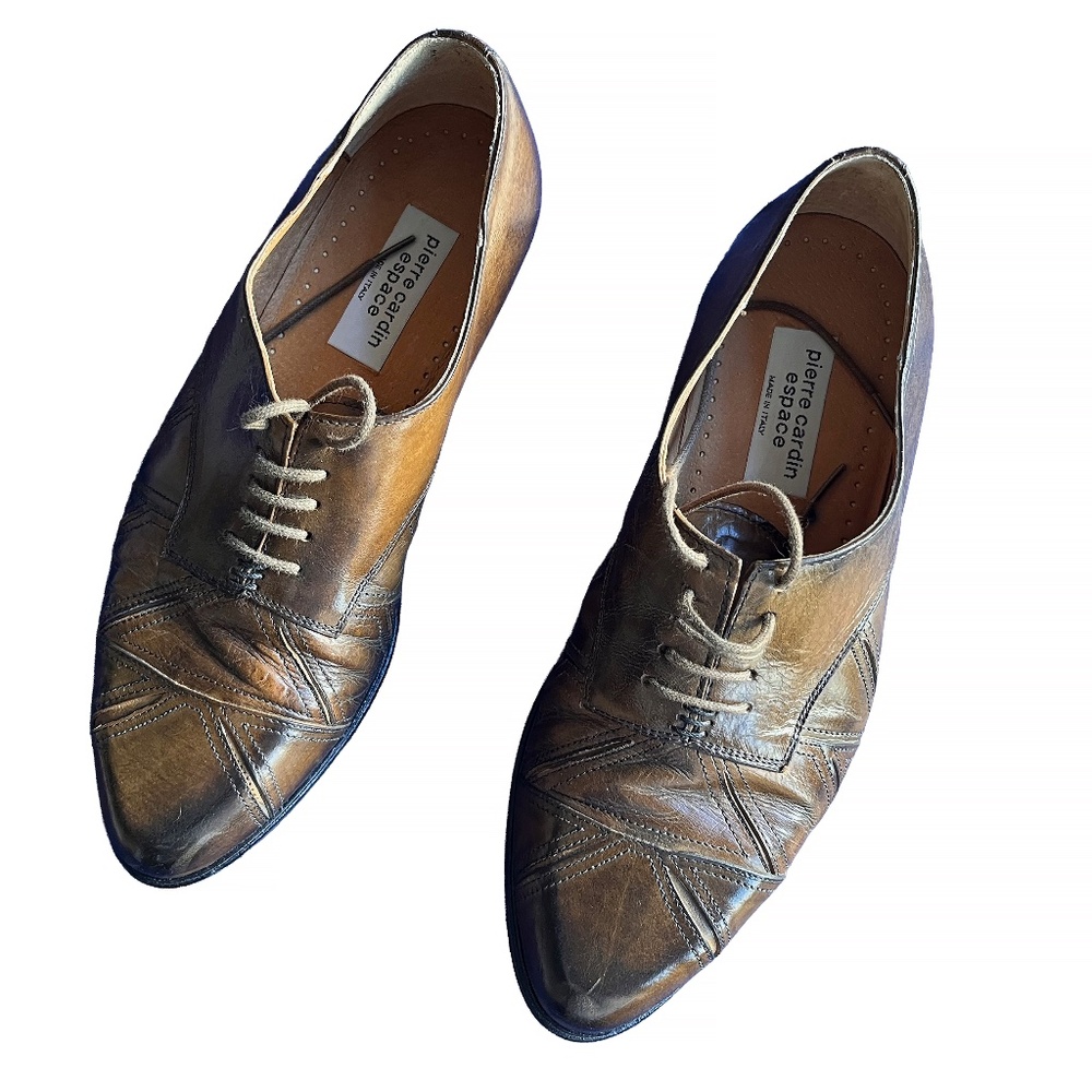 Vintage Pierre Cardin Espace Men’s Leather Shoes – Size 8